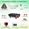 COSTWAY 4 v 1 hrací stôl, stolný futbal, biliard, vzdušný Náhľad obrázku produktu 5