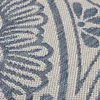 vidaXL Venkovní koberec Flatweave 120x170 cm Modrý vzor Náhled obrázku produktu 4