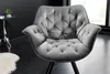 riess-ambiente Drehbarer Stuhl THE DUTCH COMFORT grau Samt Produktbild-Vorschau 9