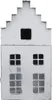 Laterne MAISON weiß shabby chic Metallhaus zum Beleuchten Produktbild-Vorschau 2