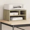 vidaXL Stojak na drukarkę dąb sonoma 40x32x22,5 cm materiał Podgląd zdjęcia produktu 2