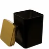 Dosenritter | 6 x edle eckige Teedose/Vorratsdose, Schwarz Produktbild-Vorschau 7