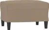 vidaXL Podnožka Cappuccino-Brown 60x50x41 cm Imitácia kože Náhľad obrázku produktu 1
