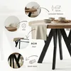 Runder Ausziehbarer Tisch für Esszimmer, PERO, Loft-Stil, Produktbild-Vorschau 6