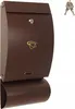 Briefkasten FEINZ 46 X 25 cm Braun Wetterfest Abschließbar Produktbild-Vorschau 1