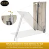 Table pliante murale avec pieds Plateau 80x50 cm en bois de Voir les images du produit 6