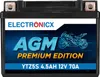 Electronicx AGM Batterie 4,5Ah 12V 70A YTZ5-S ▶ Batterie de Voir les images du produit 1