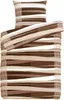 Hochwertige Biber Bettwäsche Baumwolle Streifen 135x200 Produktbild-Vorschau 1