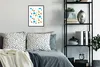 MuchoWow® Gerahmtes Poster Löwe - Giraffe - Tiere - Vorlage Produktbild-Vorschau 2