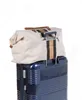 Mommy Bag Gross Canvas Offwhite Stripes Black/Gold Produktbild-Vorschau 16