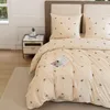 Komplet Pościeli 200x200 z 2 Poszewkami 70x80 Wzór Czarne Podgląd zdjęcia produktu 8