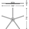 BRILONER Deckenleuchte LED 5xLED 24W alu Produktbild-Vorschau 7