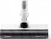 A close-up, studio shot of a vacuum cleaner head with a brush roll. Produktbild-Vorschau