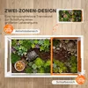 PawHut Schildkrötenhaus aus Holz Schildkrötengehege mit Produktbild-Vorschau 4
