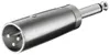 goobay XLR Adapter AUX Klinke 6,35 mm mono Stecker zu XLR Vista previa de la imagen del producto 1