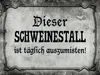 vianmo Holzschild 30x40 cm diese Schweinestall ist täglich Produktbild-Vorschau 1