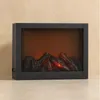 Dekorativer LED-Kamin, aus Metall, 10 x 29 x 23 cm Produktbild-Vorschau 4