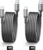 deleyCON 2x 2m USB-A auf USB-C Kabel USB 3.0 5Gbps (USB 3.2 Produktbild-Vorschau 2