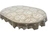 Gehäkelte ovale Tischdecke 140x220 Spitzentischdecke Produktbild-Vorschau 1