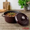 LAVA Gusseisentopf mit Deckel, emailliert, 28 cm, 6,71 l, Produktbild-Vorschau 7