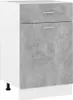 vidaXL Szafka z szufladami Lyon beton szary 50x46x81,5 cm Podgląd zdjęcia produktu 9