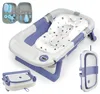 Baby Badewanne Faltbar mit Badematte, Babypflege Set, Produktbild-Vorschau 1