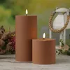LED Stumpenkerze MIA - Kunststoff - 3D Flamme - H: 20cm - Produktbild-Vorschau 3