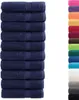 Asciugamani vidaXL Premium SOLUND, 10 pezzi, blu navy, Anteprima dell’immagine prodotto 1