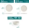 VANCASSO Série VENUS Service de table en faïence, 12 pièces Voir les images du produit 2