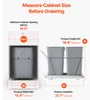 SucceBuy Wyciągane kosze na śmieci (35 Qt + 35 Qt) do Podgląd zdjęcia produktu 4