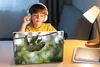 MuchoWow® Laptop Aufkleber Sticker Cover Ein Faultier hängt Produktbild-Vorschau 3
