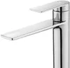 A close-up studio shot of a modern chrome faucet against a white background. Anteprima dell’immagine prodotto