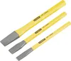 Three chisels of varying sizes are laid out diagonally on a white background. Anteprima dell’immagine prodotto