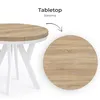 Runder Ausziehbarer Tisch für Esszimmer, PERO mit einem Produktbild-Vorschau 2