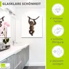 ARTland Glasbild Baby Orang Utan hängt an Seil II Größe: Produktbild-Vorschau 2
