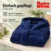 Betz flauschiger Saunamantel mit Kapuze STOCKHOLM Wellness- Produktbild-Vorschau 4