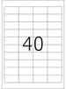 Etiketten Premium A4, weiß 48,5x25,4 mm Papier matt 1000 Produktbild-Vorschau 10