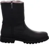 A black winter boot with fur lining is shown from the side against a white background. Anteprima dell’immagine prodotto