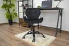Silla de oficina negra, modelo NOTO VELVET Vista previa de la imagen del producto 7