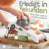 THELVIS Mandoline Gemüsehobel Edelstahl verstellbar | Profi Produktbild-Vorschau 6