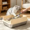 Katzentoilette Edelstahl mit Schaufel Classic Große mit Produktbild-Vorschau 3