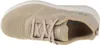 A top-down view of a beige Skechers Bobs Squad sneaker. Voir les images du produit