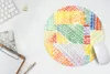 MuchoWow® Mauspad Mousepad Muster - Mosaik - Abstrakt 30x30 Produktbild-Vorschau 6