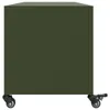 Mobile TV verde oliva 100,5x39x43,5 cm acciaio Anteprima dell’immagine prodotto 7