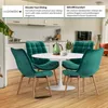 MIADOMODO® Esszimmerstühle - Grün, 2er Set, Sitzfläche aus Produktbild-Vorschau 6