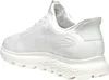 A white Geox sneaker shown from the side and back. Produktbild-Vorschau