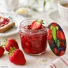 100 pots en verre 230 ml To 82 couvercle à fruits avec Voir les images du produit 2