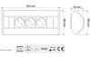 DesignLight CORNERBOX Aluminium SchuKo 3-fach / Produktbild-Vorschau 3