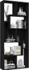 Libreria nera 67x24x161 cm in materiale ligneo Anteprima dell’immagine prodotto 4