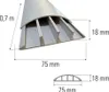 Multi-Media Kabelkanal mit Schaumklebeband 700x75x18 mm Produktbild-Vorschau 2